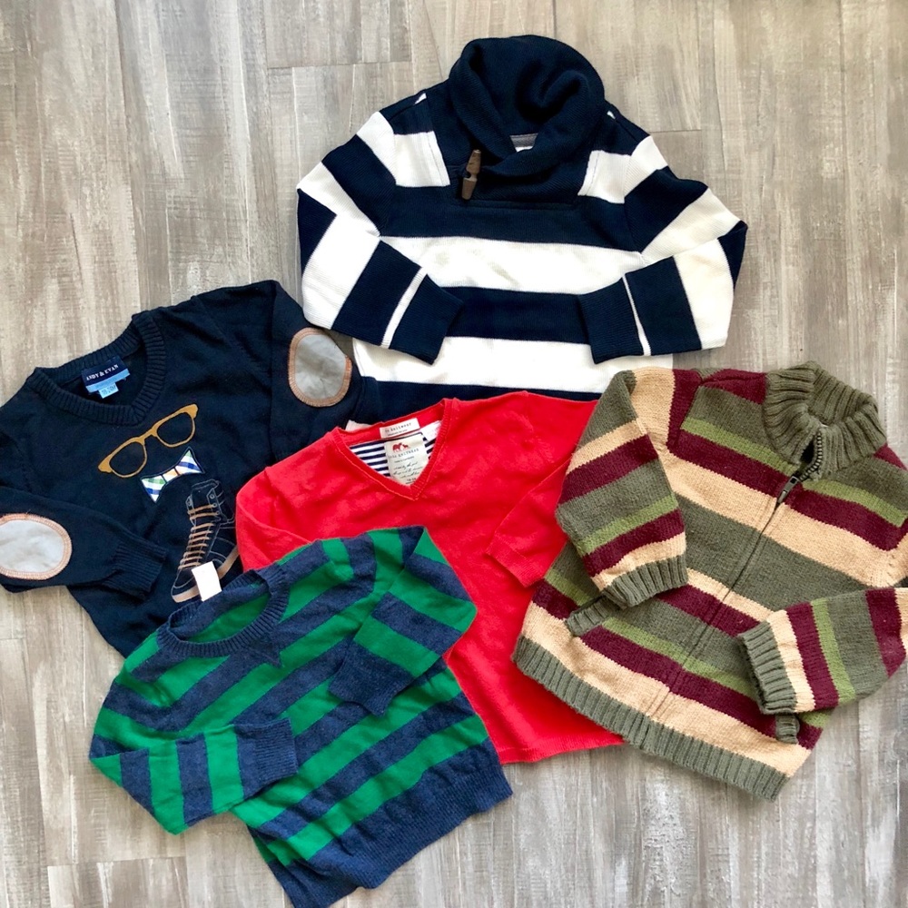 5 piece designer sweater bundle